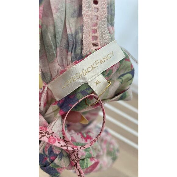 LOVESHACKFANCY Floral Pink Top - Picture 5 of 8